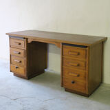 Double box administration desk