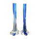 Blue soliflores vases