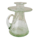 Bougeoir verre bullé