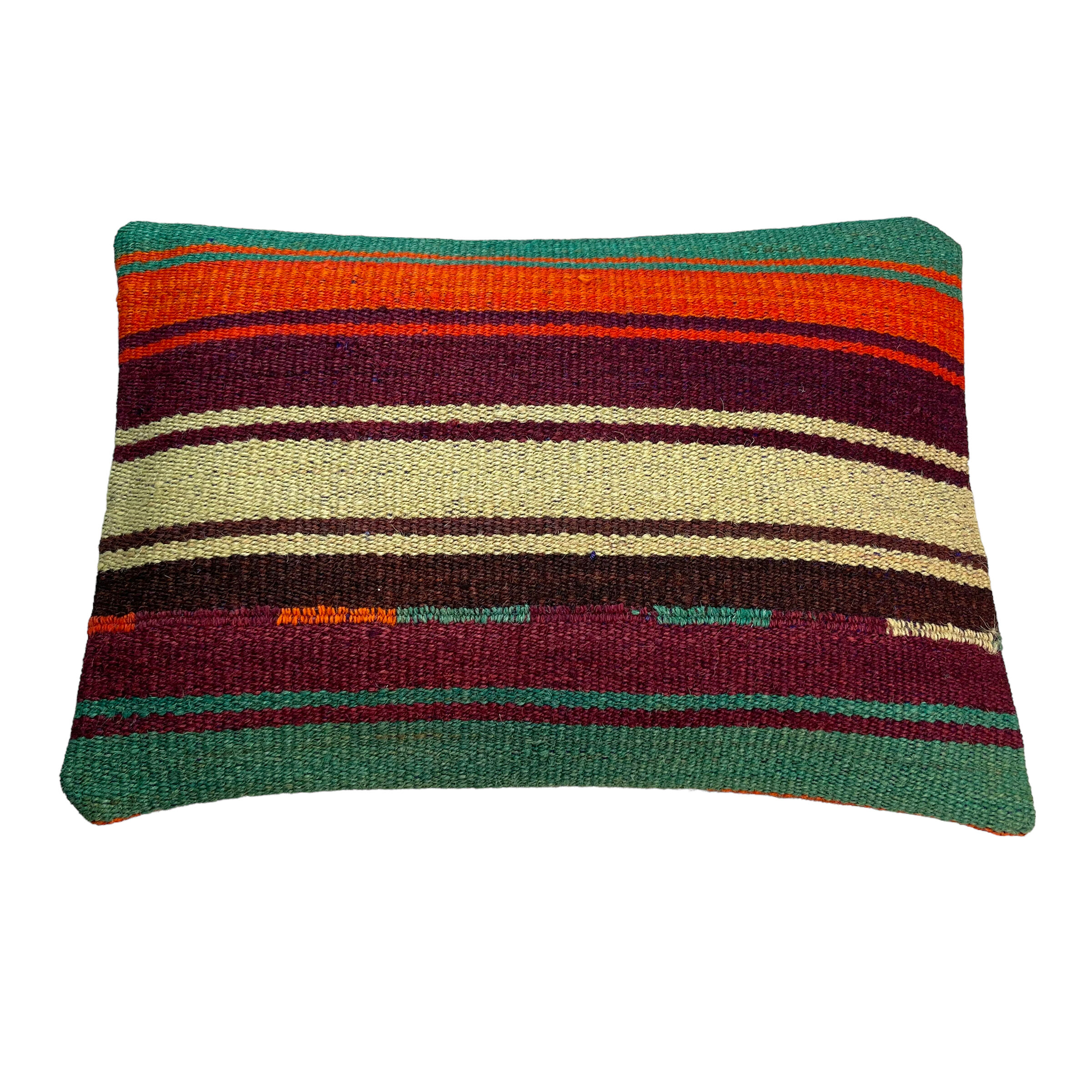 Vintage turkish kilim cushion cover, 30 x 50 cm