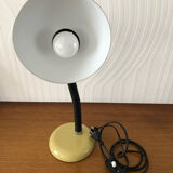 Lampe de bureau vintage métal jaune