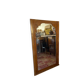 Large antique mirror in wood burl and mother-of-pearl – Art Deco style