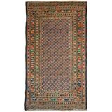 Ethnic Afghan kilim in handmade wool 200x118 cm