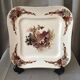 Presentation plate square iron earth