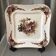 Assiette de presentation carree terre de fer