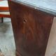 Empire mahogany bedside table