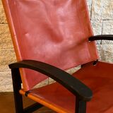 Vintage safari armchair