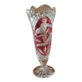 Vase en cristal HOFBAUER Vintage 60-70's