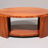 Art Deco French light-wood coffee table