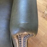 Fauteuil à oreille vert