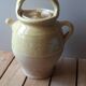 Yellow terracotta crockery