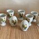 6 cockerels decoration rooster salt shaker pepper porcelain