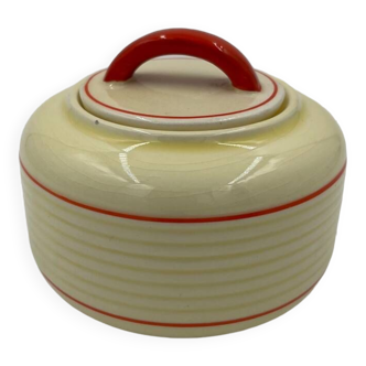 TTT ceramic sugar bowl