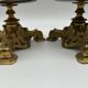 Pair of gilt bronze candlesticks by Cailleux - Barbedienne