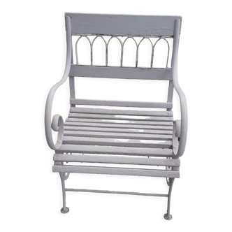 2 garden armchairs