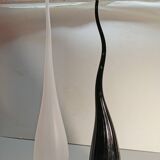 Salviati by Renzo Stellon two vases soliflore model Aria murano glass