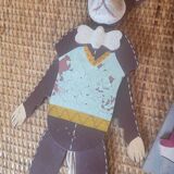 Set of 3 wooden puppets
