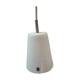 Handmade white opaline suspension