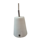Handmade white opaline suspension