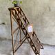 Vintage wooden painter's stepladder 6 folding steps