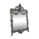 Large silvered bronze table mirror – 19th century – Louis XVI style