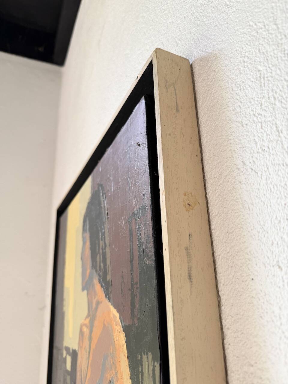 Oil painting of a naked woman