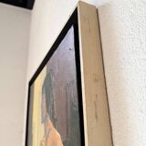 Oil painting of a naked woman