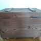 Old solid pine chest