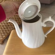 Théière villeroy & boch blanche