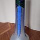 Art Deco enamel vase signed Leune