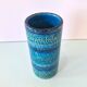 'Rimini Blu' series ceramic vase by Aldo Londi for Bitossi, Italy 1960's