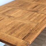 Vintage solid oak farmhouse table