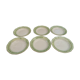 6 old hollow plates L'Amandinoise