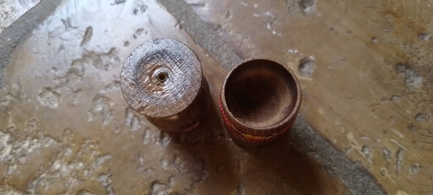 Vintage wooden egg cups