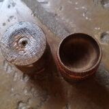 Vintage wooden egg cups