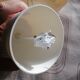Vintage marbled Murano glass pendant light.