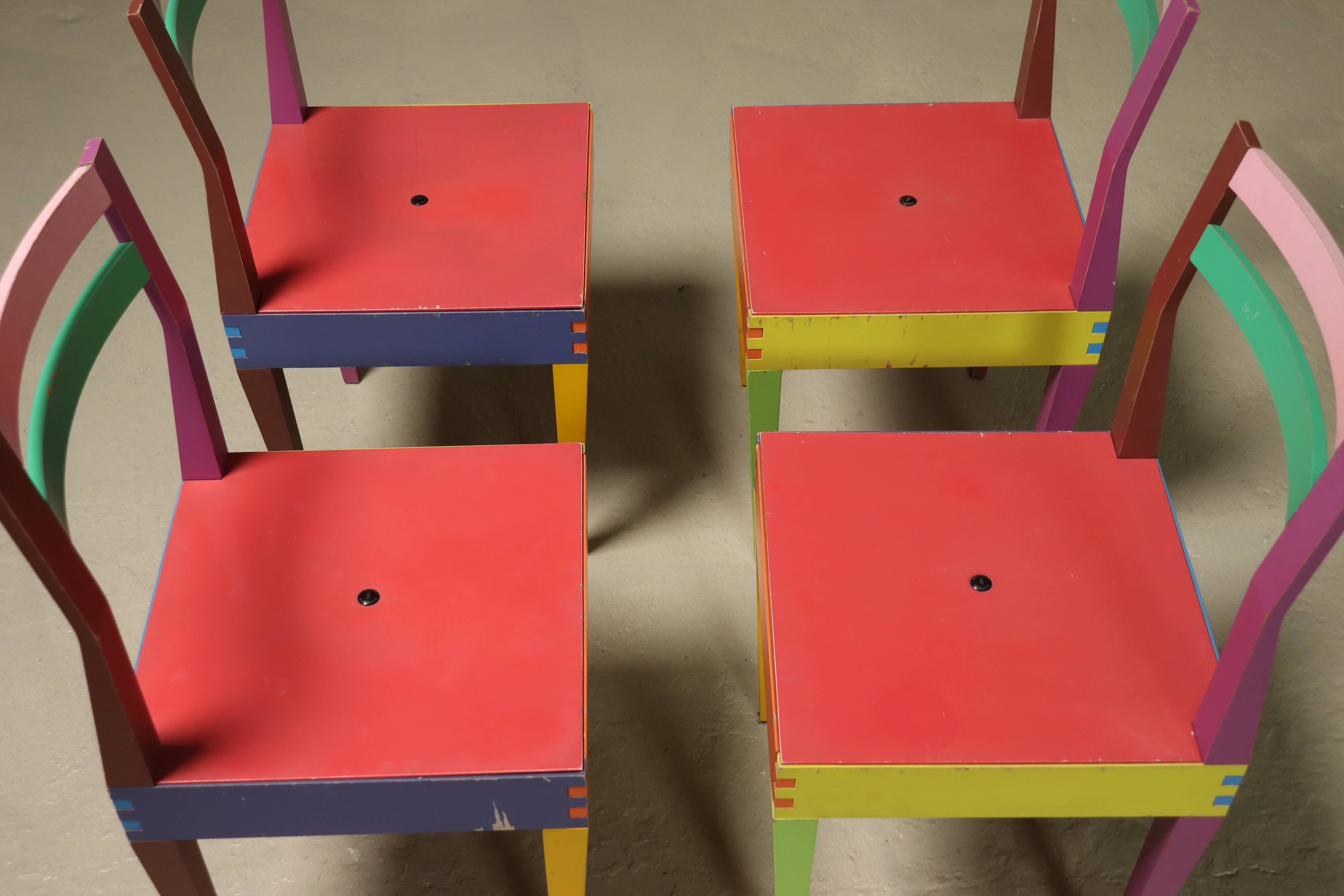 Ensemble de salle à manger Dry Series par Massimo Morozzi pour Giorgetti Matrix, années 1980