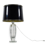 Lampe à poser en cristal gravé Elis Bergh for Kosta Sweden