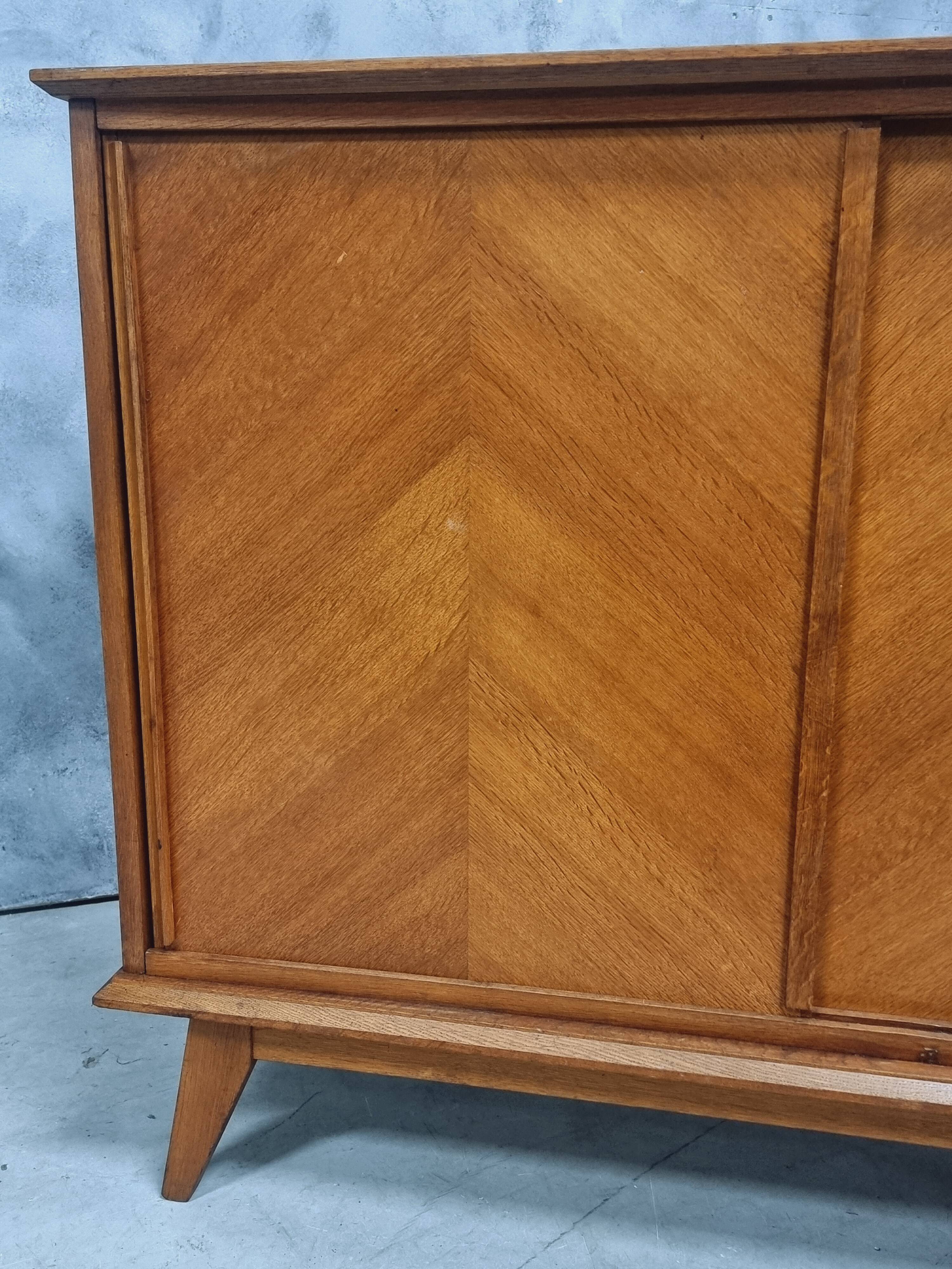 Scandinavian vintage highboard sideboard