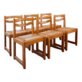 6 Maison Regain straw chairs