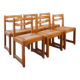 6 chaises paillées Maison Regain
