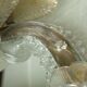 Venetian wall mirror in murano glass on wood 50s-60s