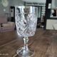 Set of 11 glasses in chiseled ancient rock crystal