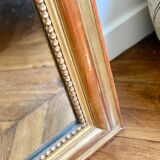 Old mirror louis Philippe golden gold leaf fireplace