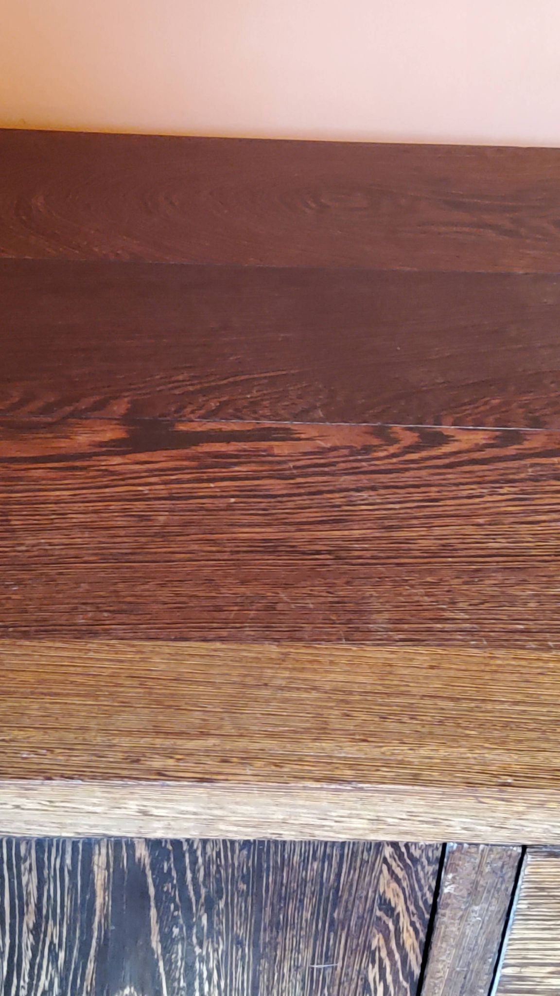 Art Deco style sideboard in palm wood