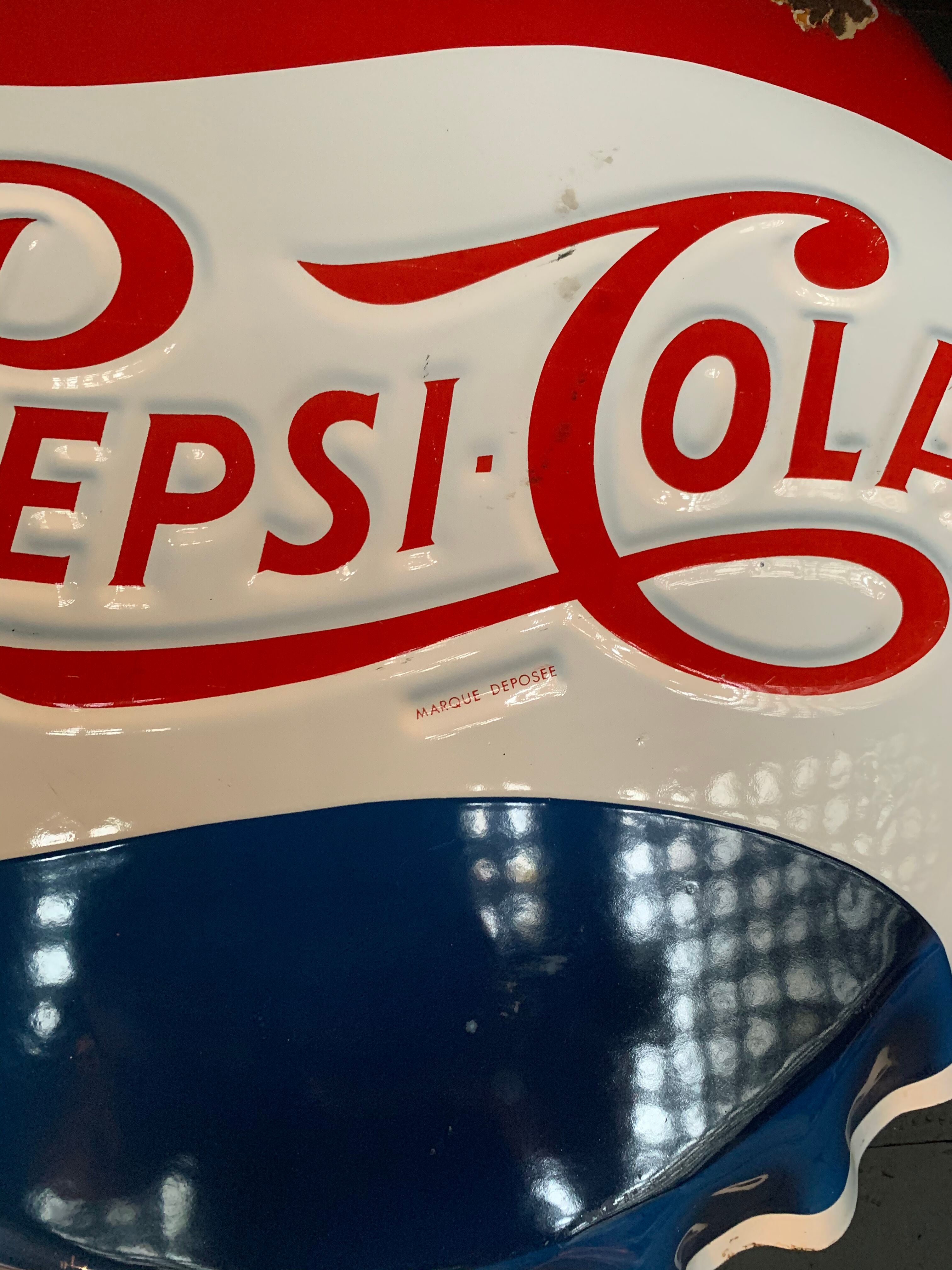 Pepsi Cola old enamel plate