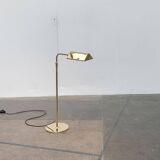 German Vintage Floor Lamp in Hollywood Regency Style in Brass by Florian Schulz