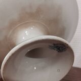 Old earthenware compotier from St-Amand and Hamages Nord