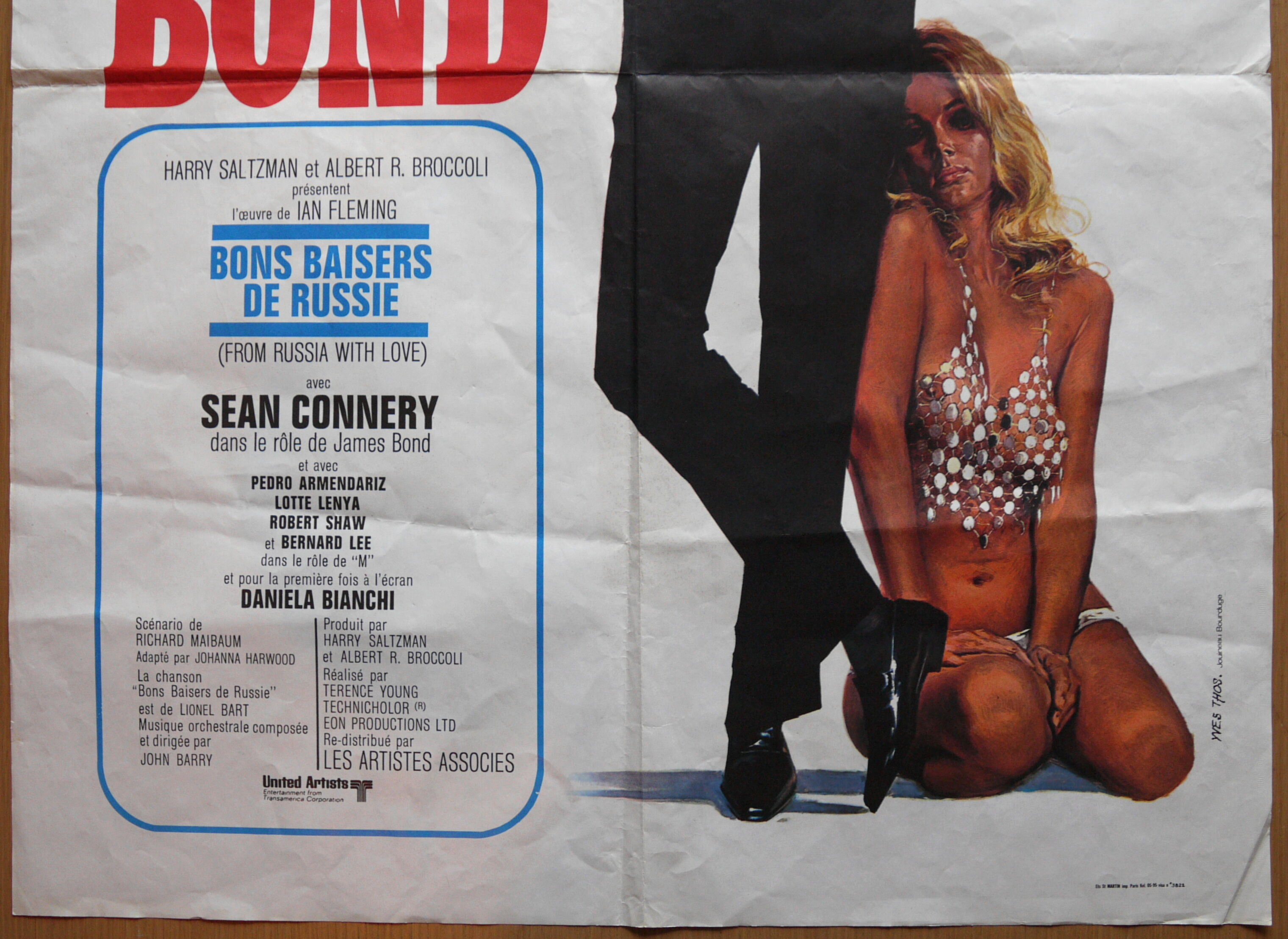 Original movie poster "Viva James Bond" Sean Connery