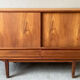 Danish vintage teak enfilade, 60s